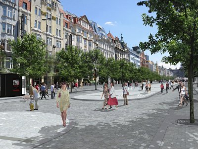 Praha, Rekonstrukce Václavského náměstí