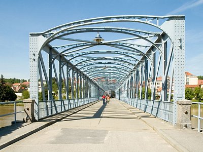 Týn nad Vltavou, Steel bridge reconstruction