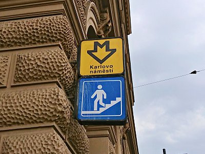 Prague, Reconstruction of escalators and vestibules of Karlovo náměstí metro station