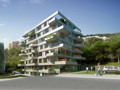 Prague, Apartment house 