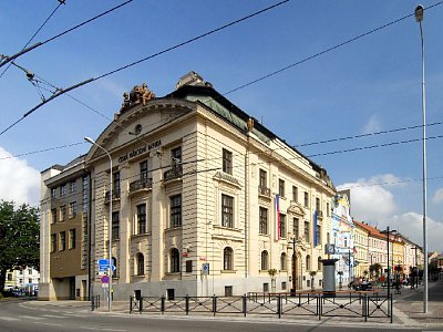 České Budějovice, the Czech National Bank building