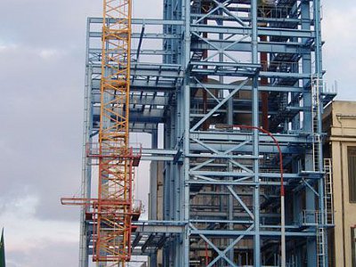 Tábor, Construction of boiler house of Heating plant Tábor