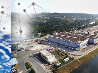 Unseeable waste water treatment plant