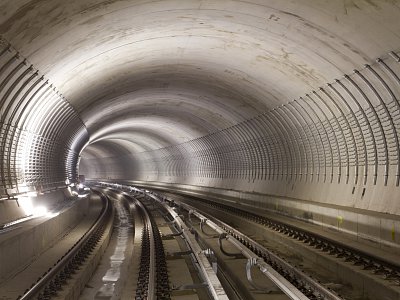 Praha, Prodloužení metra  V.A - traťový tunel
