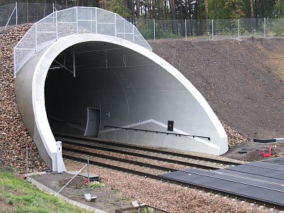 Beroun, Optimalizace trati Beroun – Zbiroh, Tunel Osek