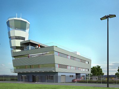 Construction of a new air traffic control tower and operation centre at the Leoš Janáček Airport in Ostrava