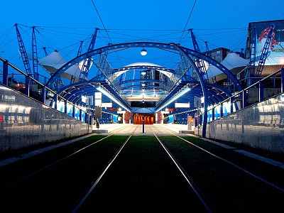 Praha, Tramvajová trať Hlubočepy - Barrandov, stanice K Barrandovu