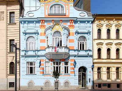 České Budějovice, The Československá obchodní banka building