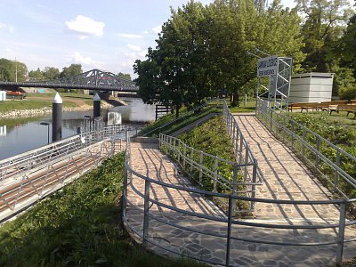 České Budějovice, Přístaviště Lannova loděnice